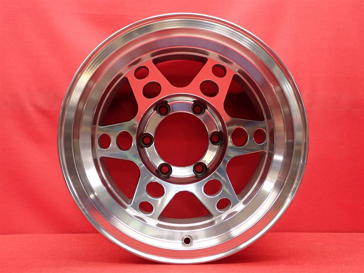 JDM Out of print rare Size Zona RV-1 Used wheels 4-Wheel Set 8J 15PCD139.7 6 (No Tires) - 画像 (5)