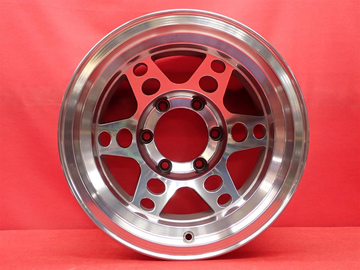 JDM Out of print rare Size Zona RV-1 Used wheels 4-Wheel Set 8J 15PCD139.7 6 (No Tires) - 画像 (6)