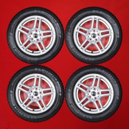 JDM 4-Wheel Set for BMW michelin X-ICE SNOW 225/55R16 99H BORBET typeXR (No Tires)