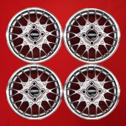 JDM SUBARU subaru genuine BBS used wheel 4-Wheel Set 4J 13PCD100 4 holes +45 (No Tires)