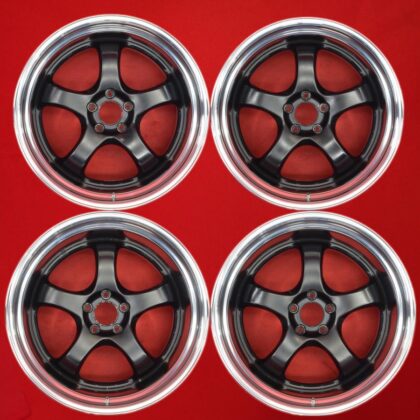 JDM Deep rim Front 130mm Rear 170mm WORK MEISTER Meister S1R Used whee (No Tires)