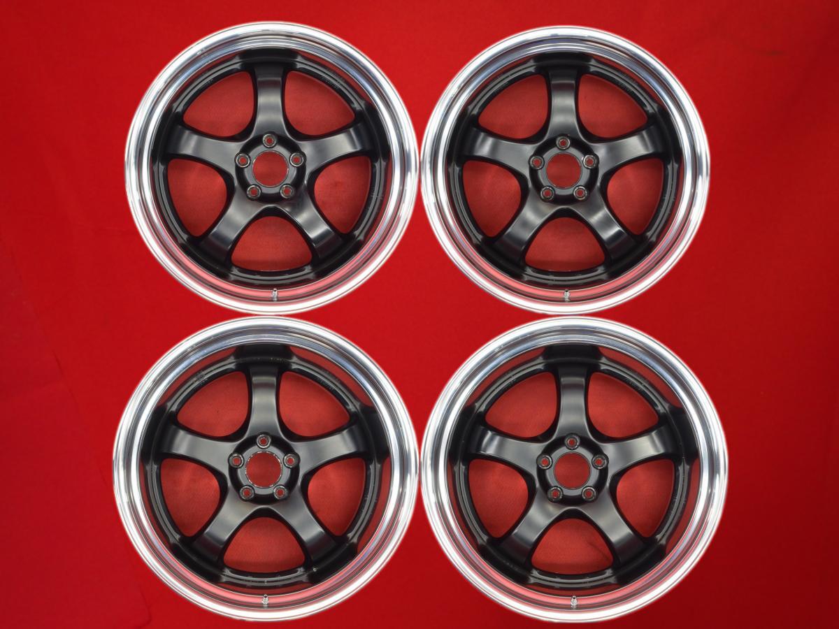 JDM Deep rim Front 130mm Rear 170mm WORK MEISTER Meister S1R Used whee (No Tires)