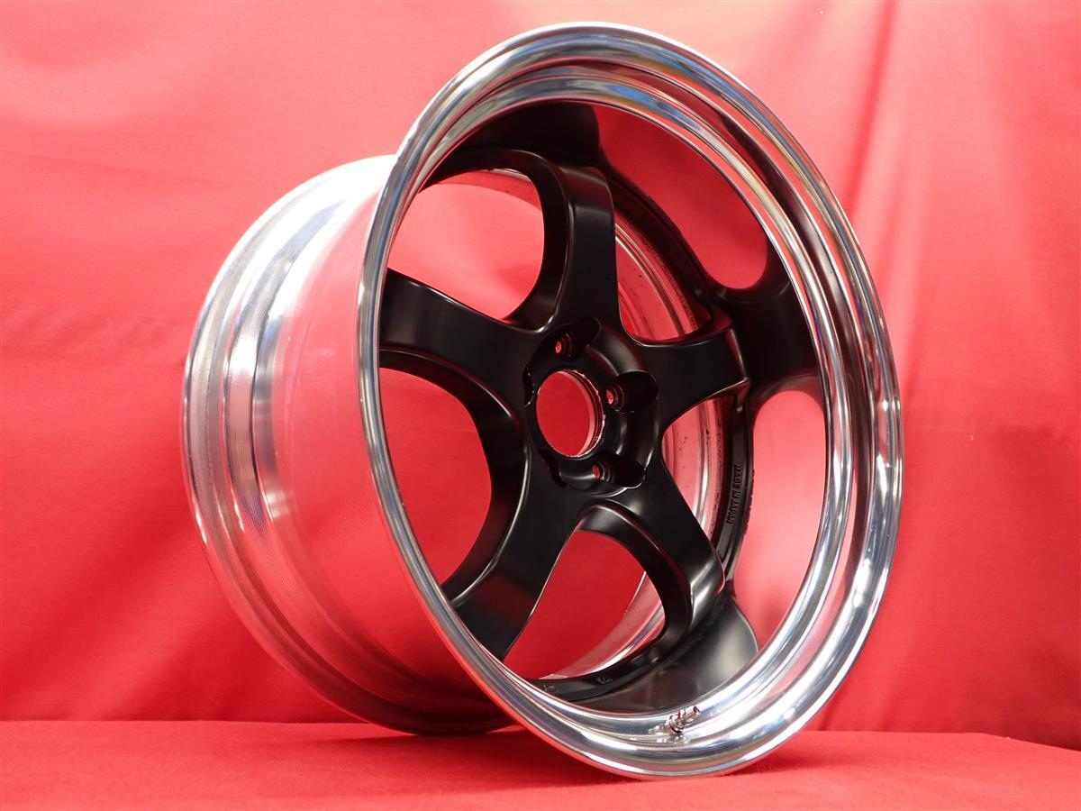 JDM Deep rim Front 130mm Rear 170mm WORK MEISTER Meister S1R Used whee (No Tires) - 画像 (2)