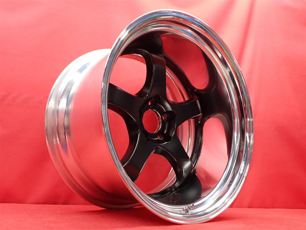 JDM Deep rim Front 130mm Rear 170mm WORK MEISTER Meister S1R Used whee (No Tires) - 画像 (3)