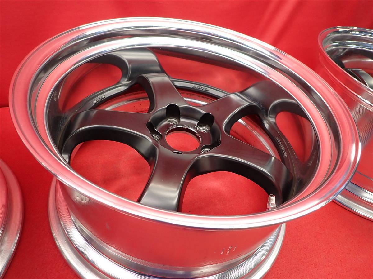JDM Deep rim Front 130mm Rear 170mm WORK MEISTER Meister S1R Used whee (No Tires) - 画像 (10)