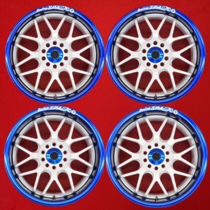 JDM 90's Rare Deep Rim Racing Sparco NS-II Viper 17x9+32 9+38 5x114.3 Hub73