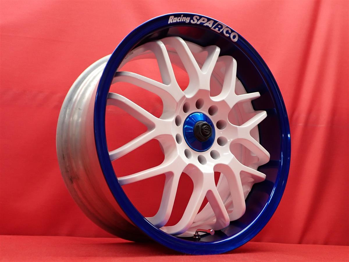 JDM 90's Rare Deep Rim Racing Sparco NS-II Viper 17x9+32 9+38 5x114.3 Hub73 - 画像 (2)