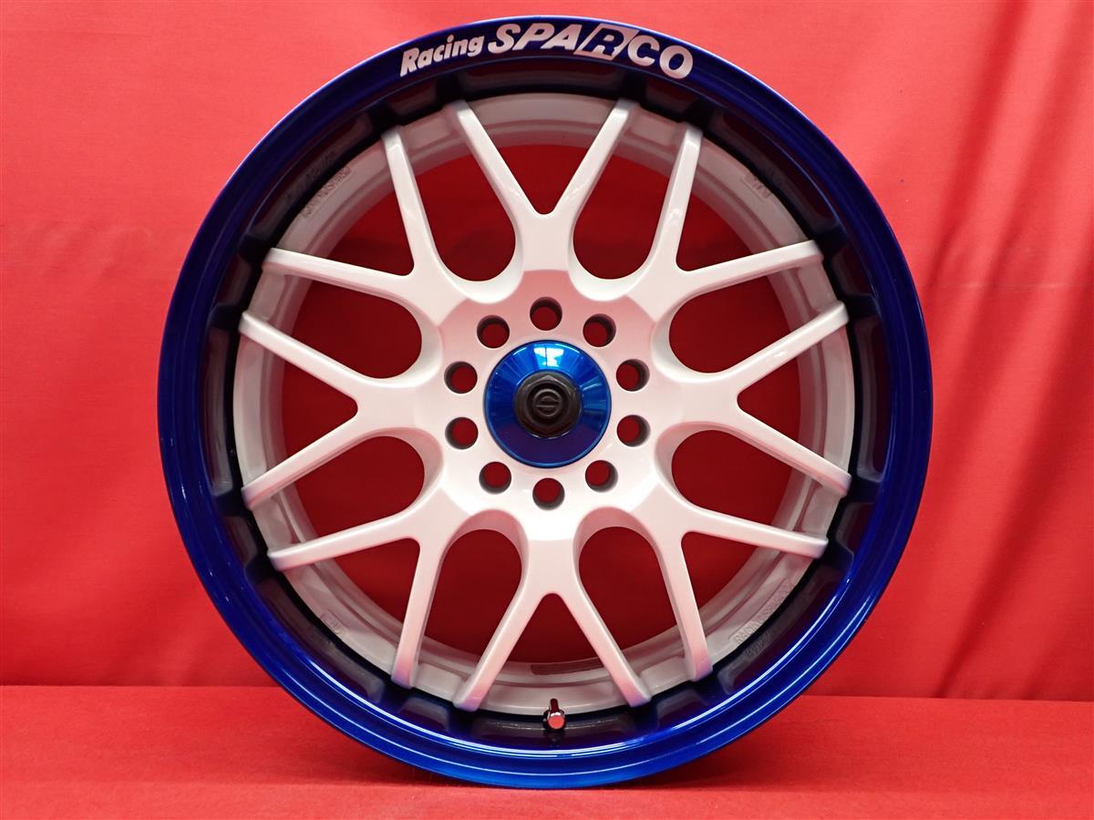 JDM 90's Rare Deep Rim Racing Sparco NS-II Viper 17x9+32 9+38 5x114.3 Hub73 - 画像 (4)