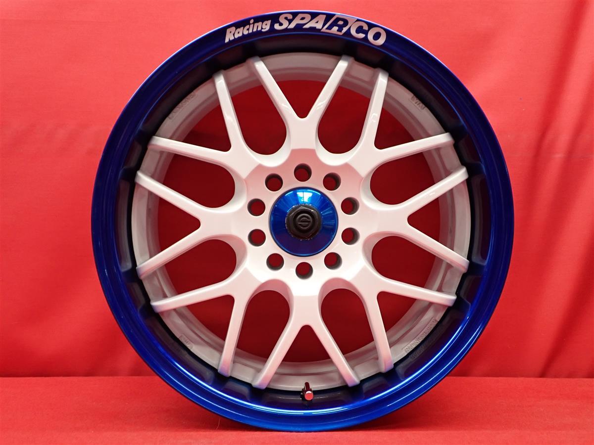 JDM 90's Rare Deep Rim Racing Sparco NS-II Viper 17x9+32 9+38 5x114.3 Hub73 - 画像 (5)
