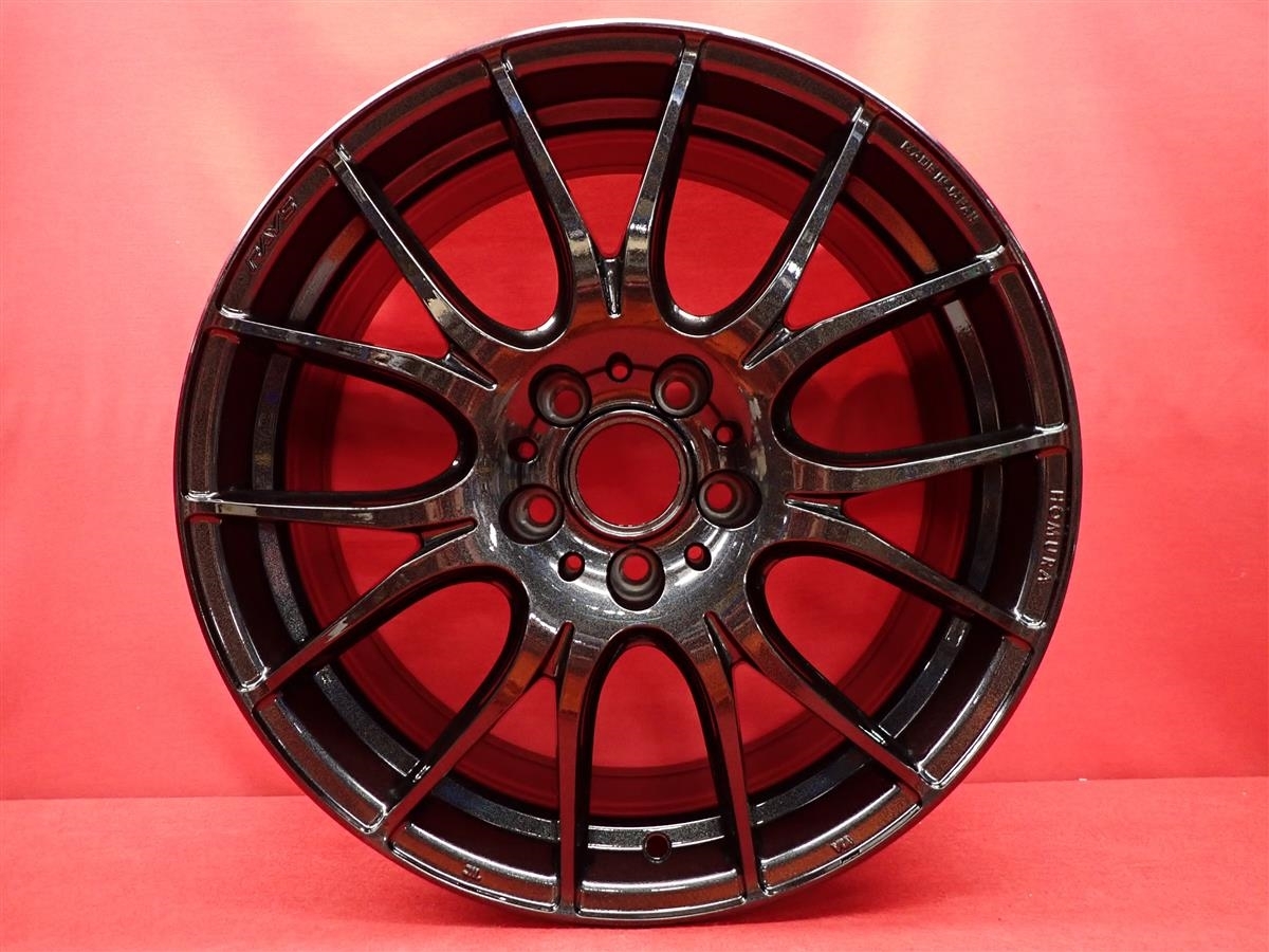 JDM Lightweight 1Pcs9.8kg RAYS HOMURA Village 27Plus Used Wheel 4-Wheel Set (No Tires) - 画像 (4)