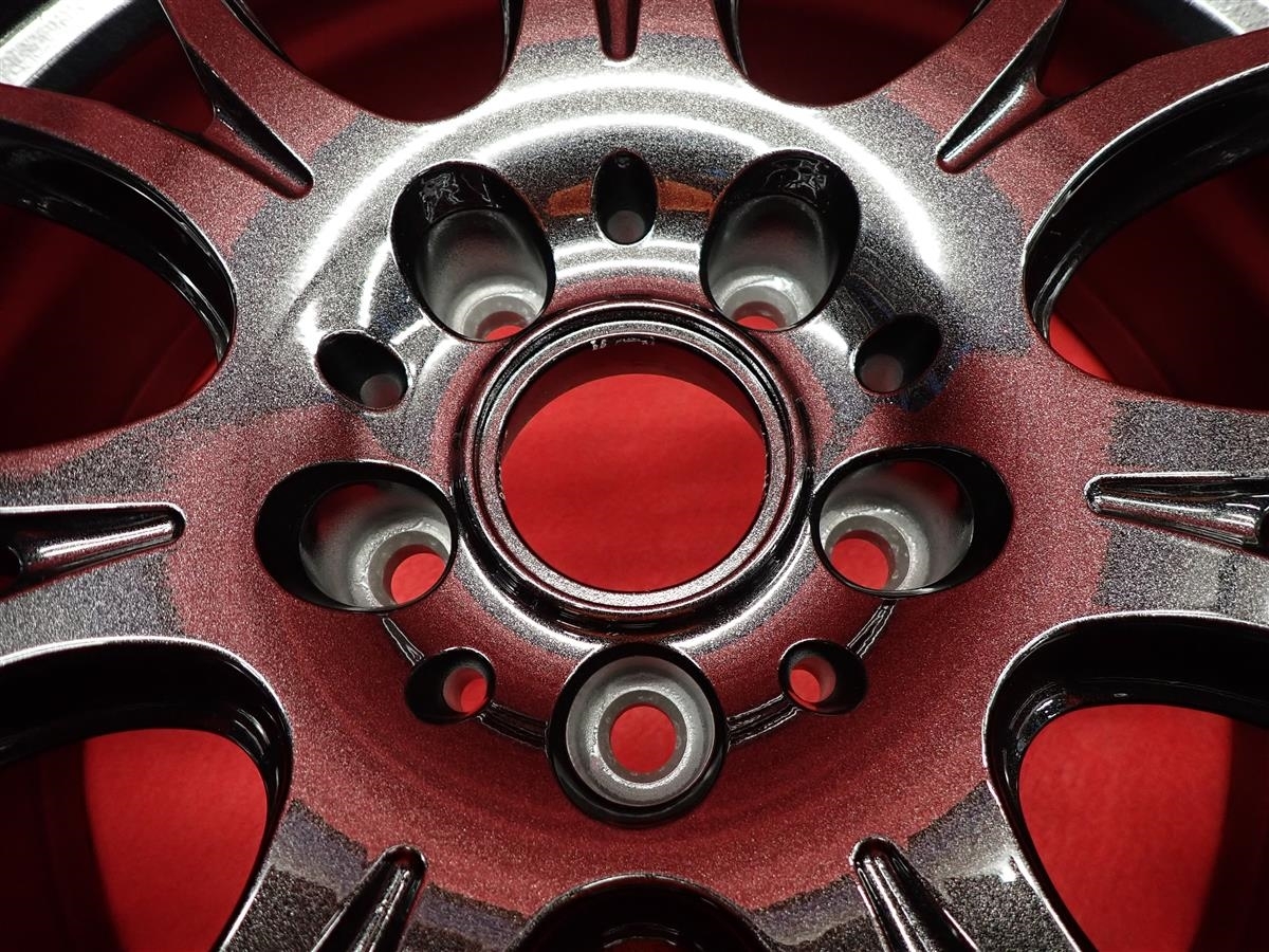 JDM Lightweight 1Pcs9.8kg RAYS HOMURA Village 27Plus Used Wheel 4-Wheel Set (No Tires) - 画像 (9)