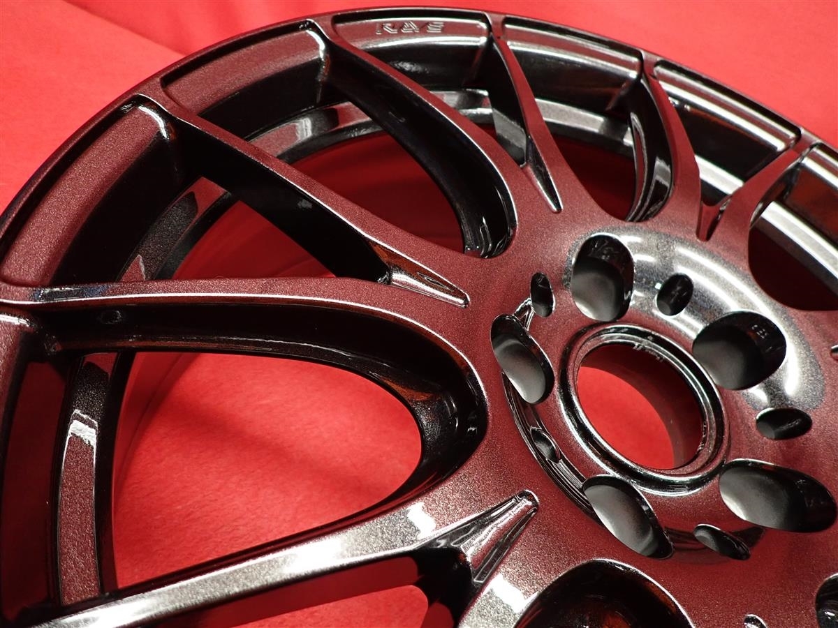 JDM Lightweight 1Pcs9.8kg RAYS HOMURA Village 27Plus Used Wheel 4-Wheel Set (No Tires) - 画像 (10)