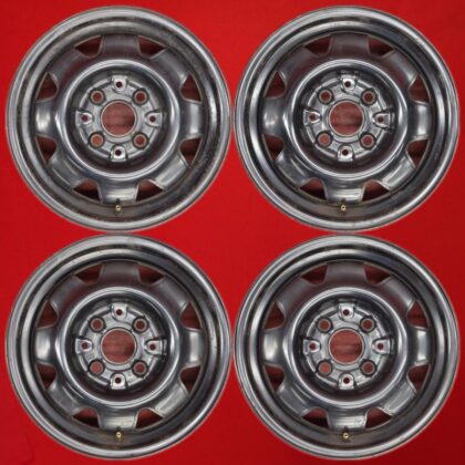 JDM Rare 4-Wheel Set Audi 80 Genuine Steel Wheels Iron Wheels Iron Chin (No Tires)