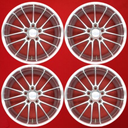 JDM Brayton Type 10 FLAME Frame Used Wheels 4-Wheel Set 8.5J 18PCD120 5 Hole (No Tires)