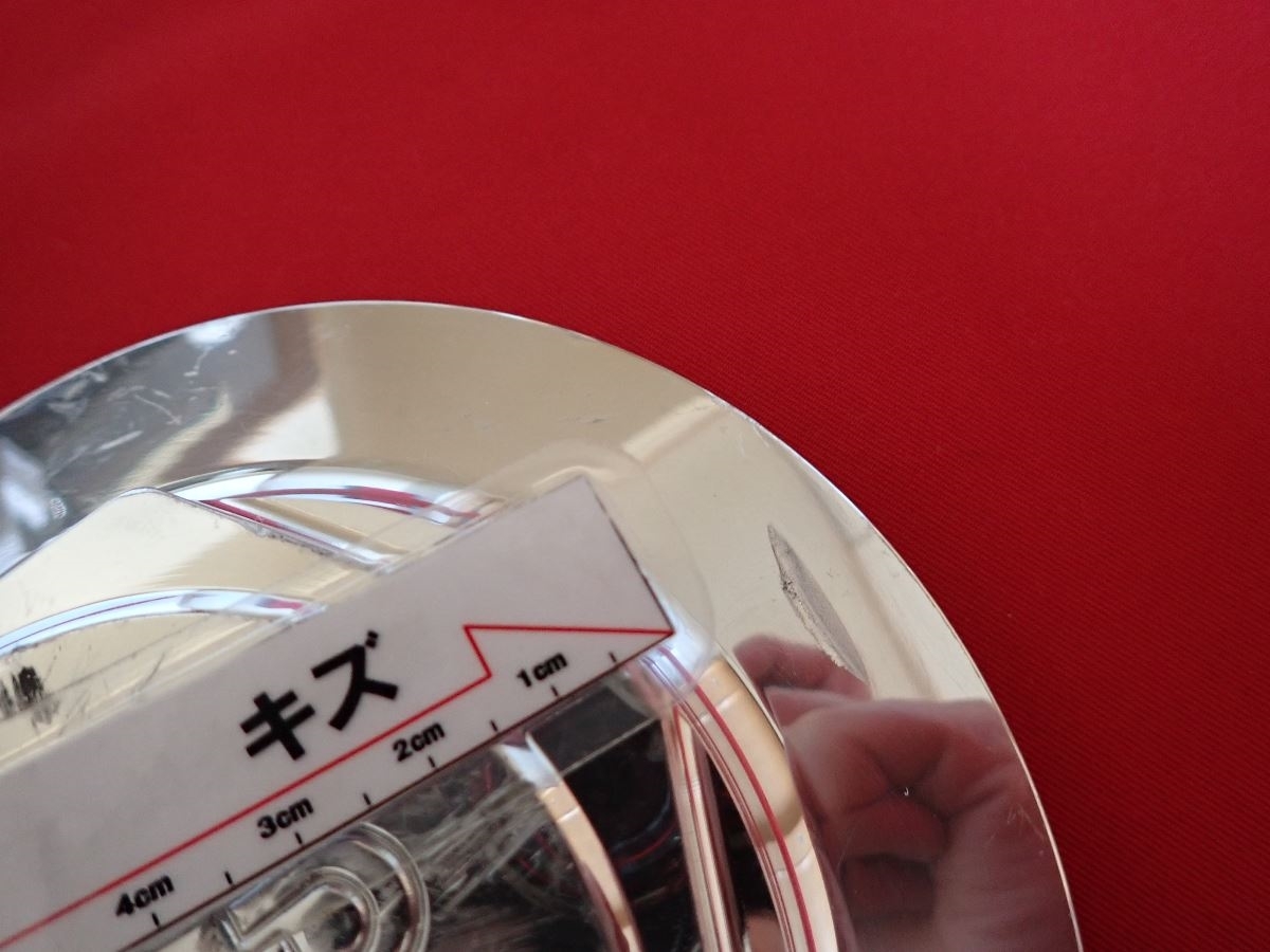 JDM 1 sheet WELD RACING aftermarket used wheel center cap center cover (No Tires) - 画像 (6)