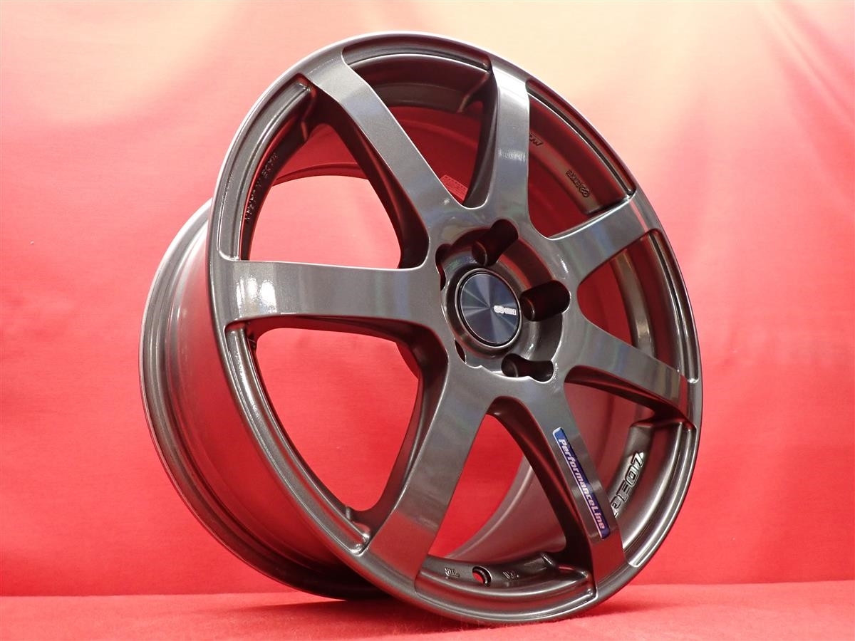 JDM Used ENKEI PF-07 wheels lightweight 8.9kg per wheel 4-Wheel Set 7.5/8J 1 (No Tires) - 画像 (2)