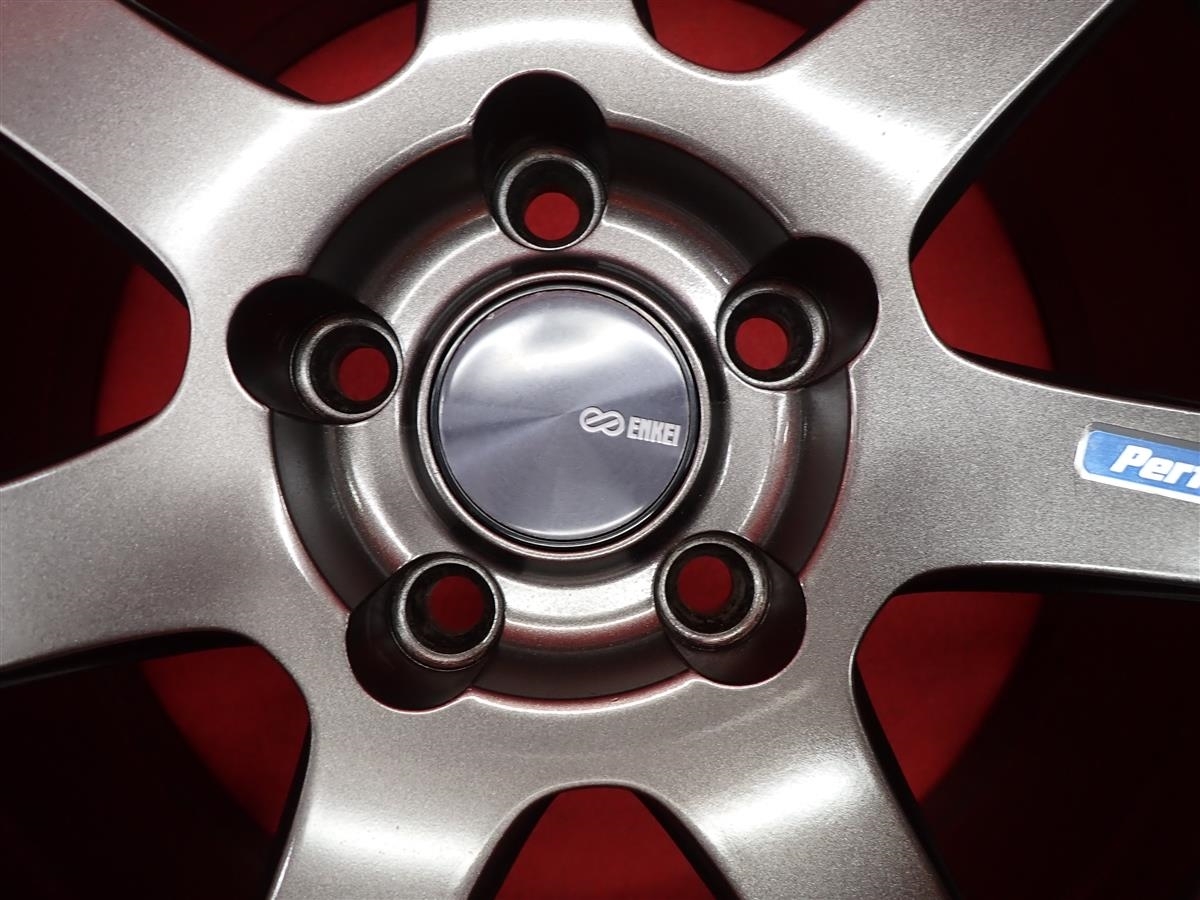 JDM Used ENKEI PF-07 wheels lightweight 8.9kg per wheel 4-Wheel Set 7.5/8J 1 (No Tires) - 画像 (9)