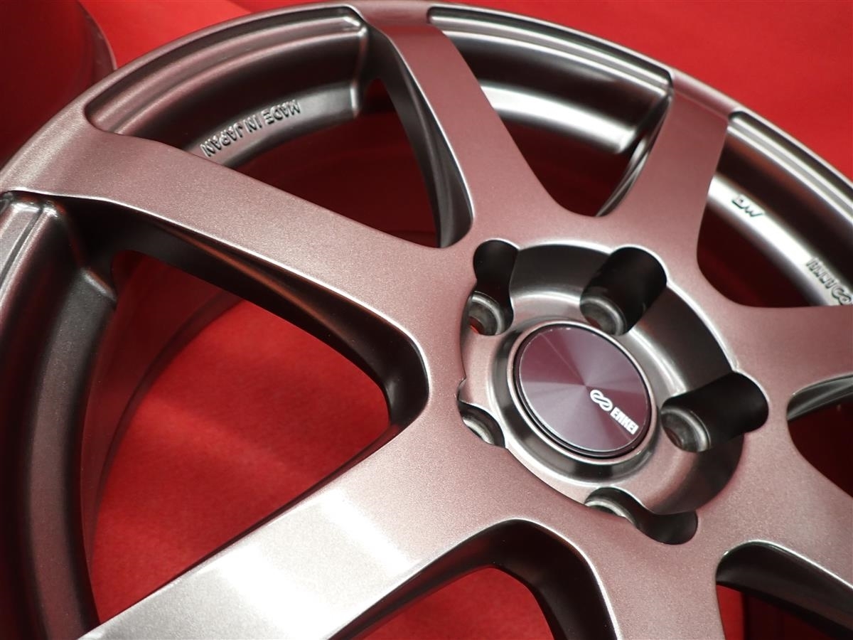 JDM Used ENKEI PF-07 wheels lightweight 8.9kg per wheel 4-Wheel Set 7.5/8J 1 (No Tires) - 画像 (10)