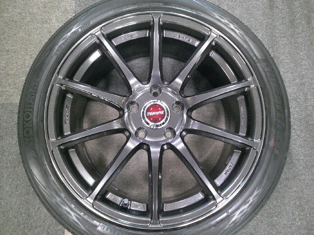 JDM RAYS Gravillage 57 Transcend 18x8.0J +45 PCD114.3 5H 225/45R18 Cro No Tires