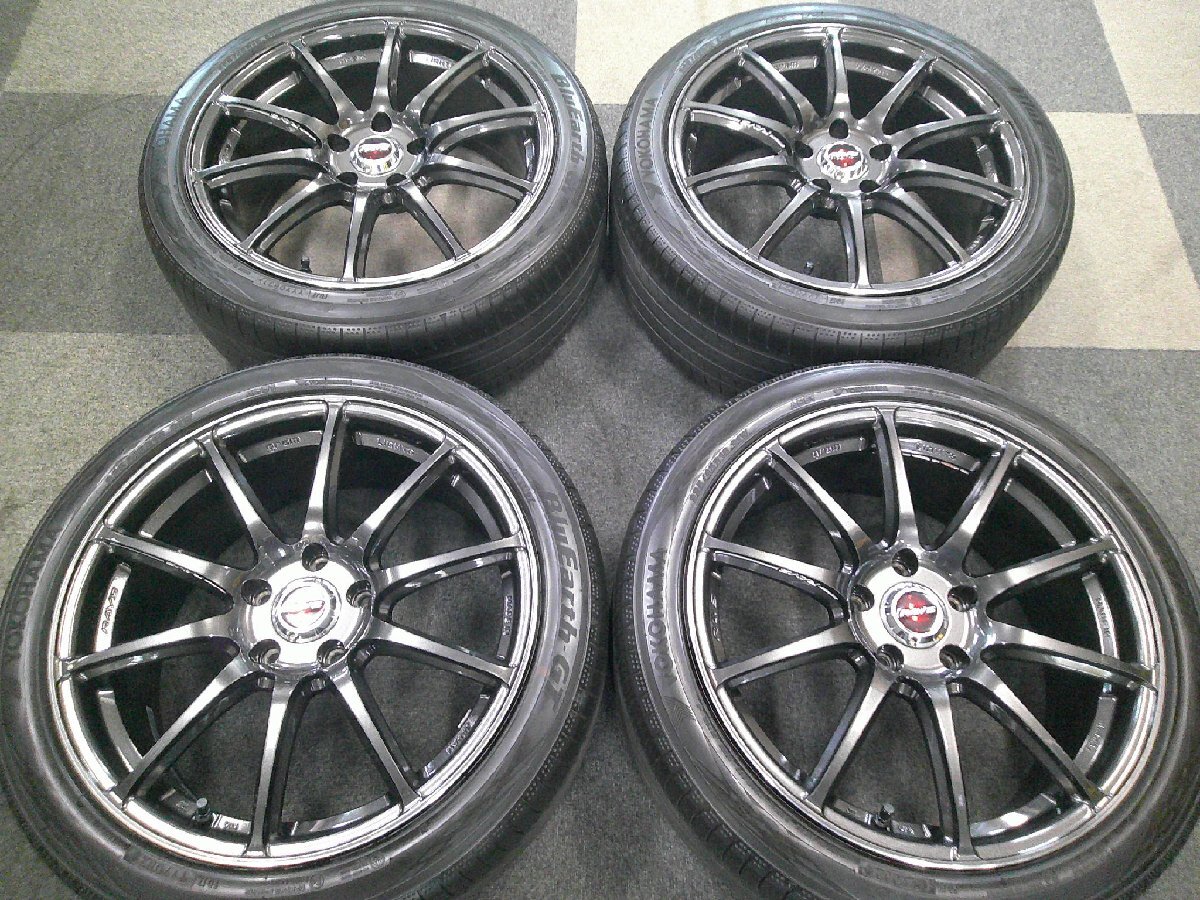 JDM RAYS Gravillage 57 Transcend 18x8.0J +45 PCD114.3 5H 225/45R18 Cro No Tires - 画像 (2)