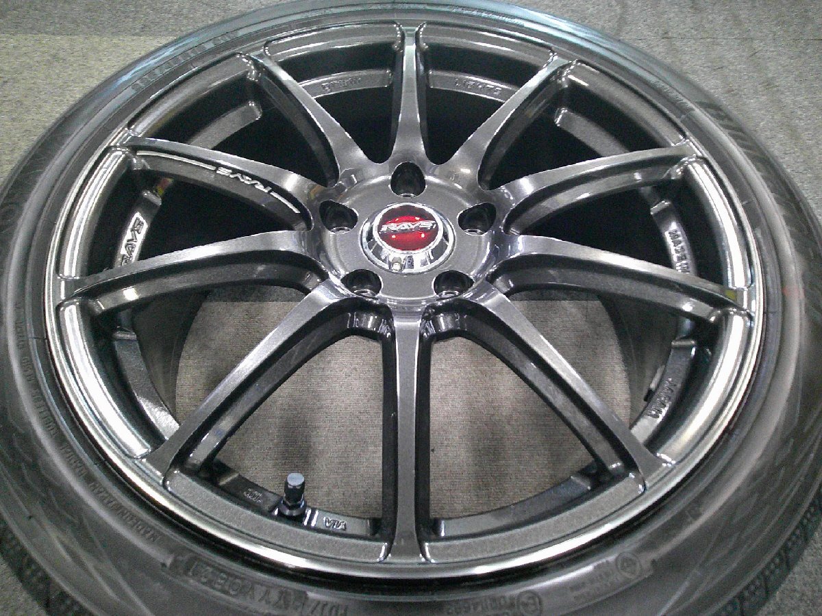 JDM RAYS Gravillage 57 Transcend 18x8.0J +45 PCD114.3 5H 225/45R18 Cro No Tires - 画像 (3)