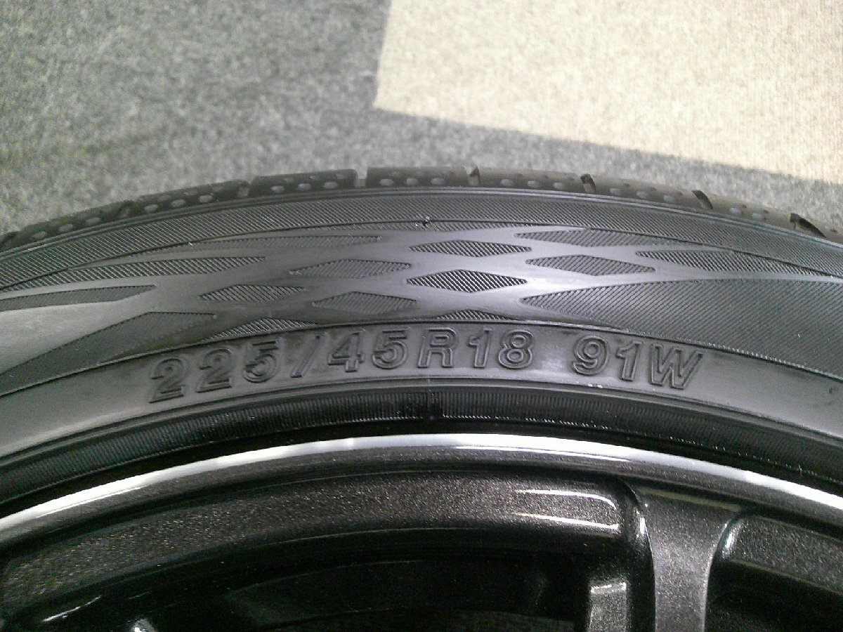 JDM RAYS Gravillage 57 Transcend 18x8.0J +45 PCD114.3 5H 225/45R18 Cro No Tires - 画像 (9)