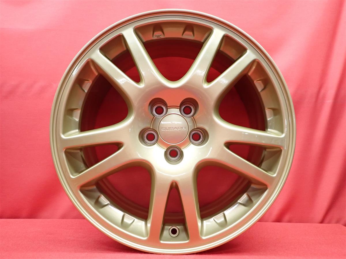 JDM SUBARU Genuine Used Wheels for Impreza GDB WRX STi 4-Wheel Set 7.5J PCD1 (No Tires) - 画像 (4)