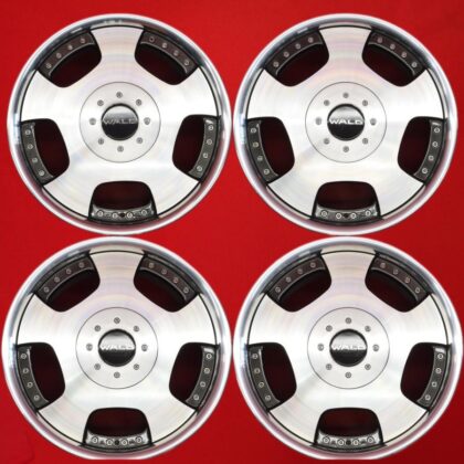 JDM Used WALD Valdo DUCHATELET wheels 4-Wheel Set 8J/9J 18PCD139.7 6x110 bol (No Tires)