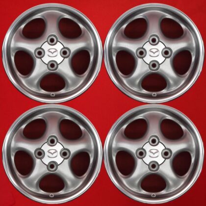 JDM Used genuine Mazda Roadster NB6C wheels 4-Wheel Set 6J 14PCD100 4-hole + (No Tires)