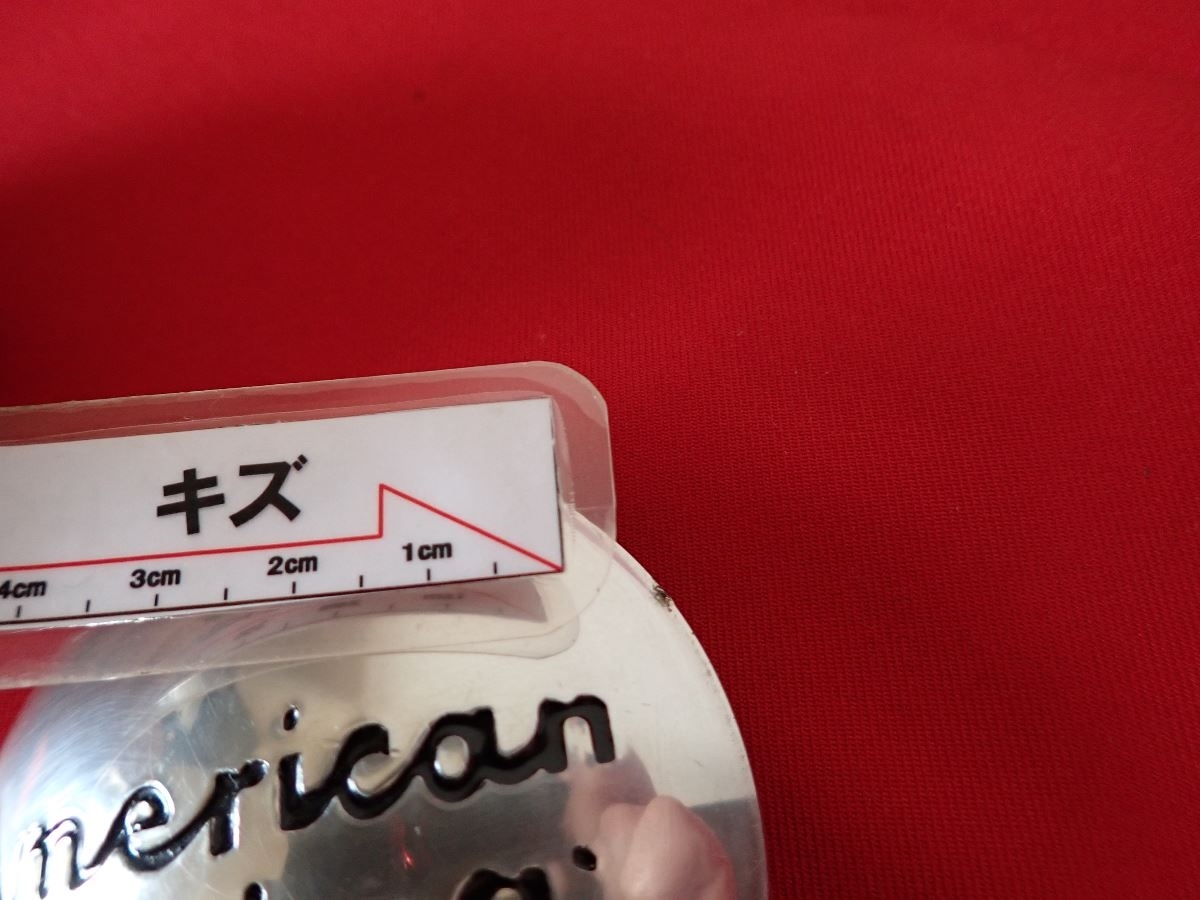 JDM 1 sheet American Racing aftermarket used wheel center cap center c (No Tires) - 画像 (7)
