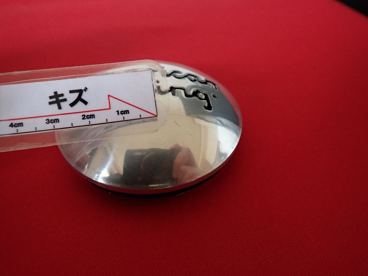 JDM 1 sheet American Racing aftermarket used wheel center cap center c (No Tires) - 画像 (8)