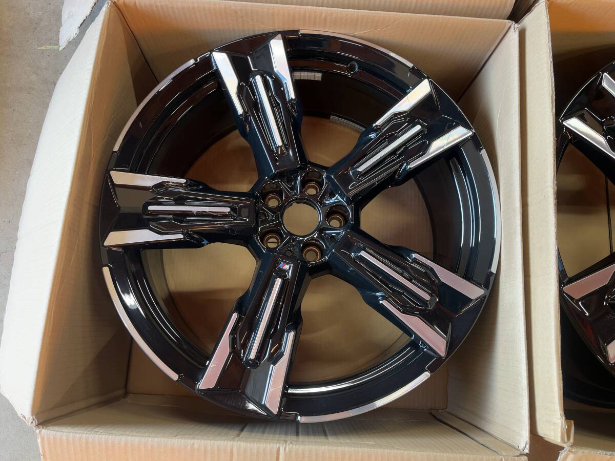 BMW G45 X3 Genuine M50 Optional 4wheels 21x9+24 10.5+44 5x112 Hub66.6 - 画像 (2)