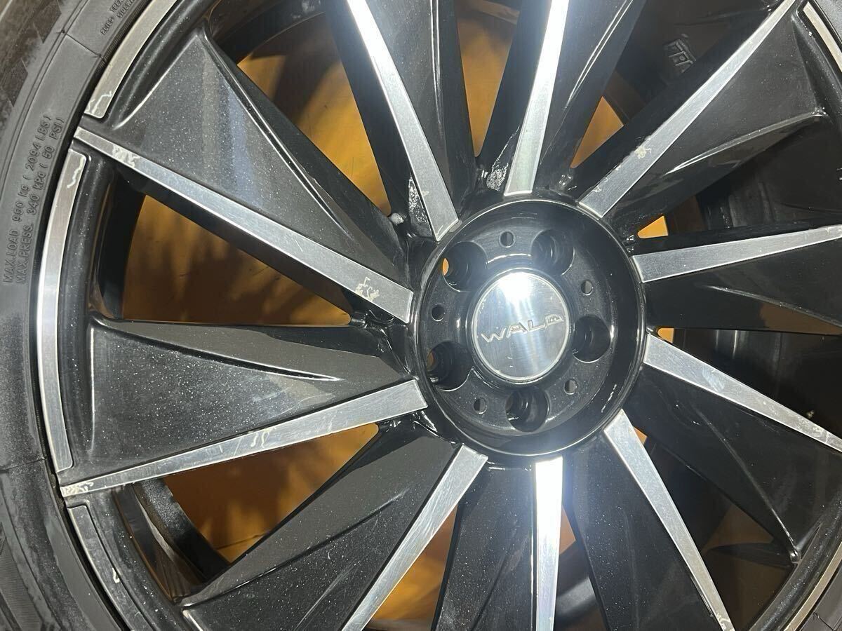 JDM Custom WALD Valkas B11C 22-inch 9J +33 PCD114.3 wheels on Nitto NT (No Tires) - 画像 (7)