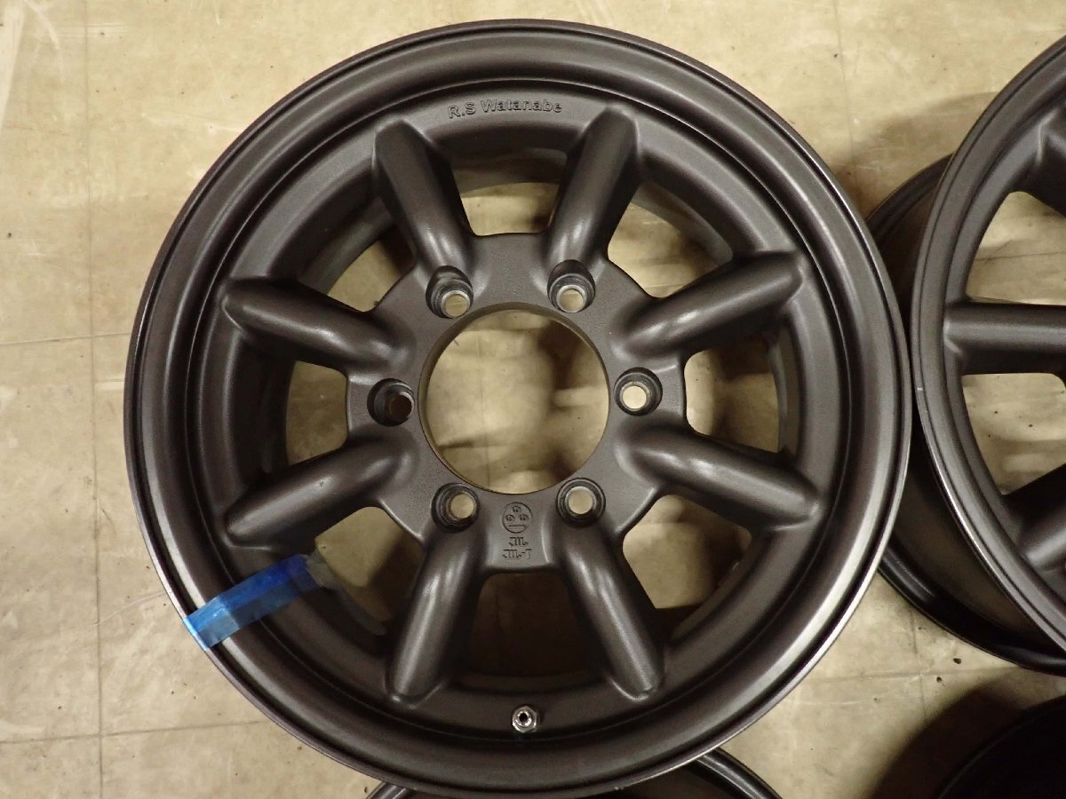 JDM Watanabe RS F8 4Wheels 15x6.5+35 6x139.7 Hub108 Hi-ace - 画像 (2)