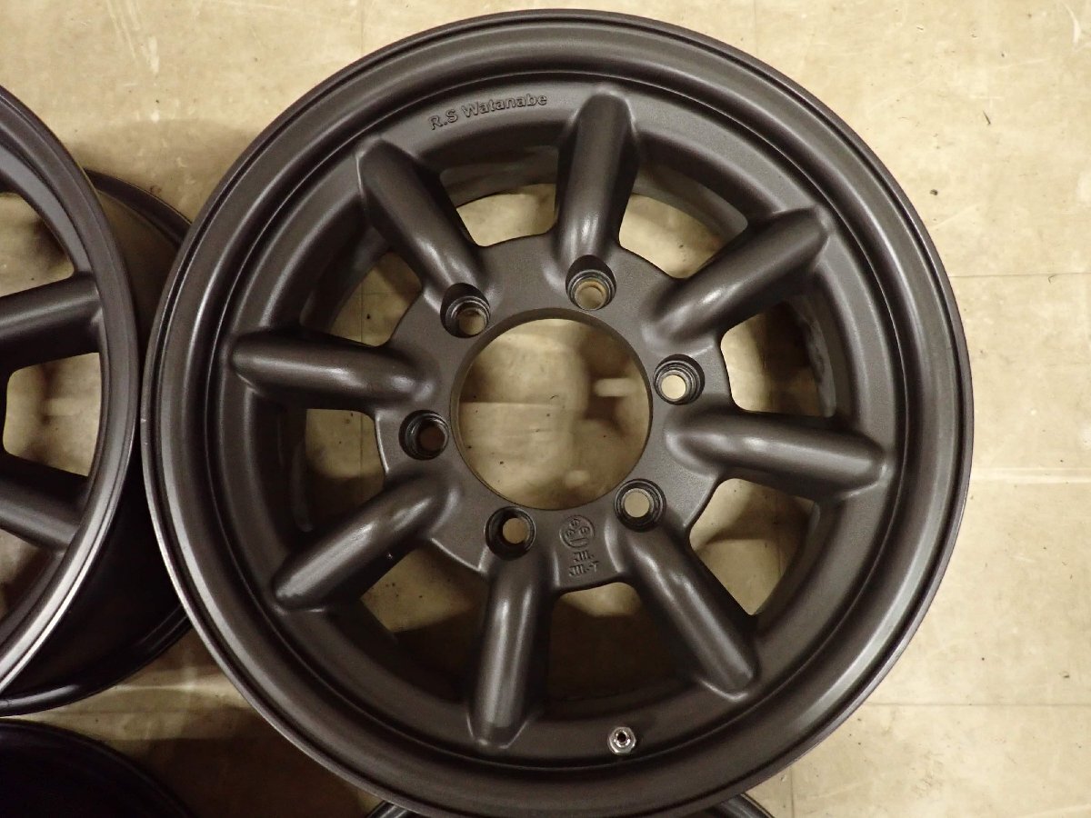 JDM Watanabe RS F8 4Wheels 15x6.5+35 6x139.7 Hub108 Hi-ace - 画像 (3)