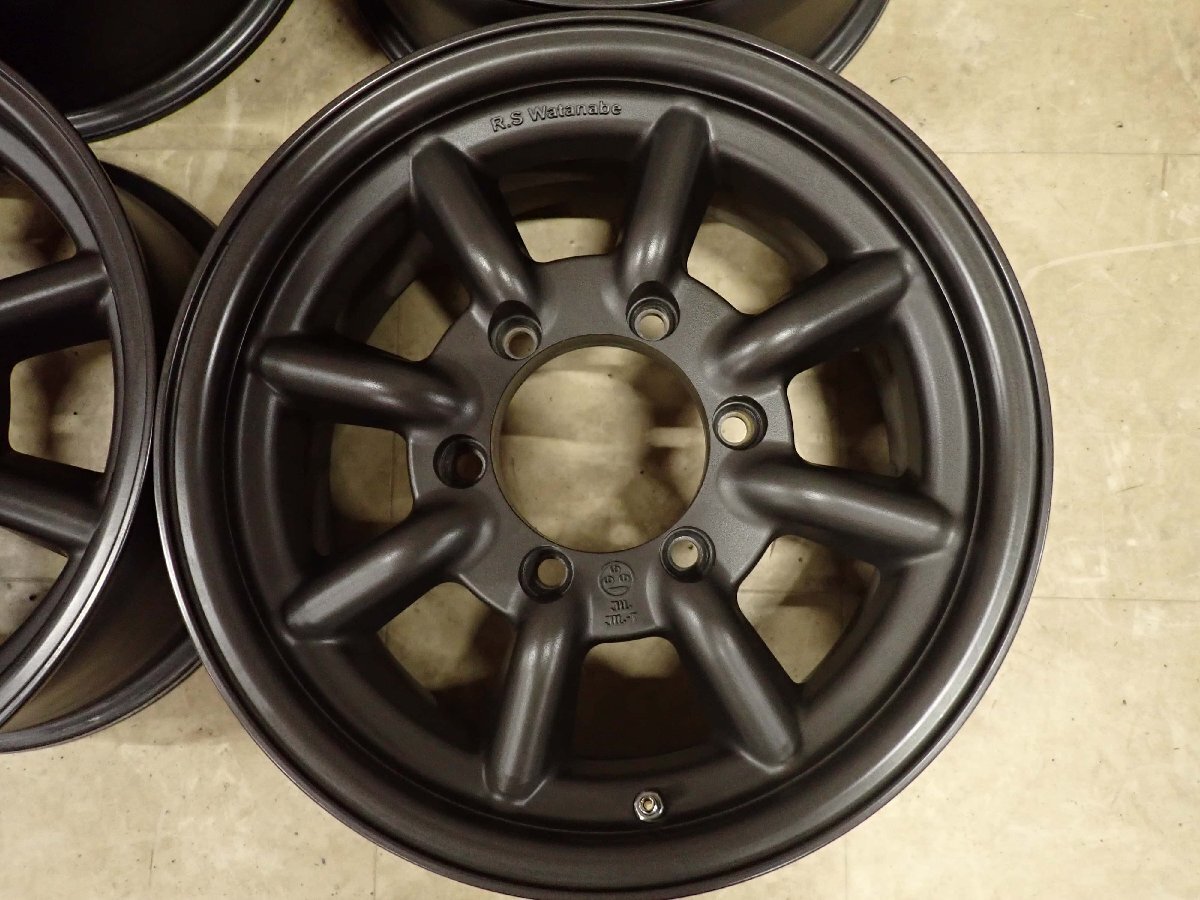 JDM Watanabe RS F8 4Wheels 15x6.5+35 6x139.7 Hub108 Hi-ace - 画像 (5)