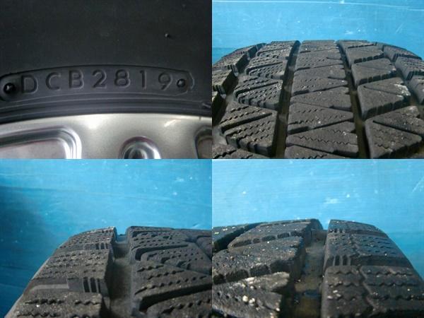 JDM Fukushima Iwaki Used winter tires/wheel set TWS GRANVERD SV 17X7.5 (No Tires) - 画像 (4)