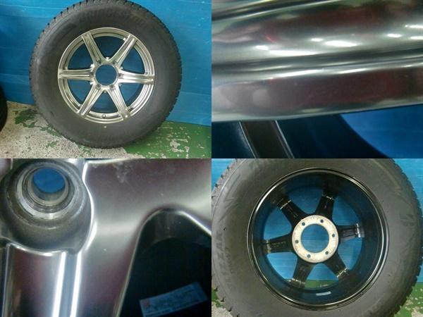 JDM Fukushima Iwaki Used winter tires/wheel set TWS GRANVERD SV 17X7.5 (No Tires) - 画像 (7)