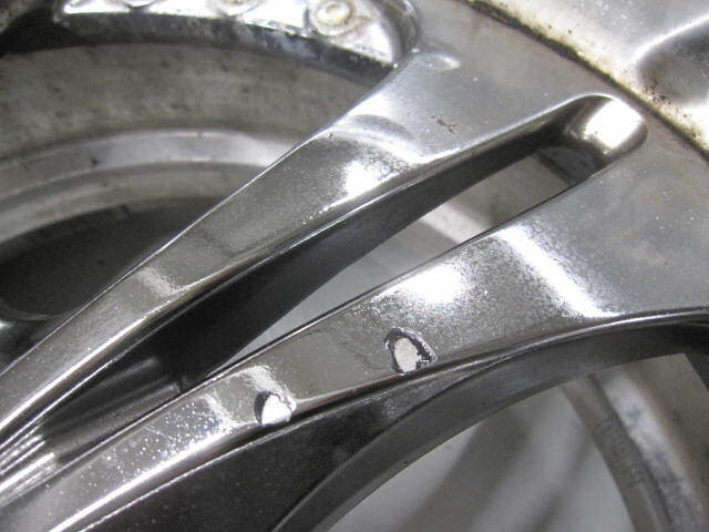 JDM SSR Fellini SL5 Chrome Plated 8.5J+35 9.5J+38 PCD114.3 5-hole 19-d (No Tires) - 画像 (9)