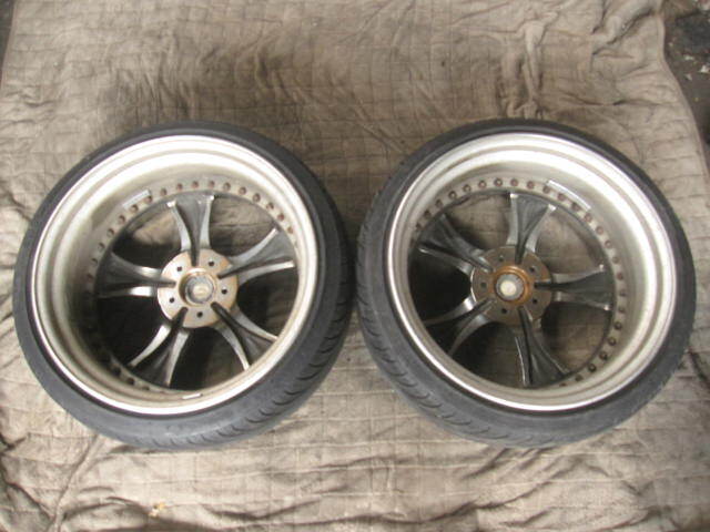 JDM Rare SPEEDSTAR Vienna Courage Deep Rim Plated 9.5J+30 114.3/5H 192 (No Tires) - 画像 (5)