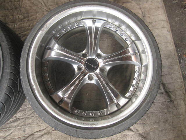 JDM Rare SPEEDSTAR Vienna Courage Deep Rim Plated 9.5J+30 114.3/5H 192 (No Tires) - 画像 (4)