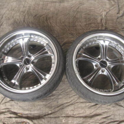 JDM Rare SPEEDSTAR Vienna Courage Deep Rim Plated 9.5J+30 114.3/5H 192 (No Tires)