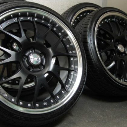 JDM USEDTWS exlete107Mforging2 piece 19 inch & 225/35R19 4-Wheel Set Prius/86 (No Tires)