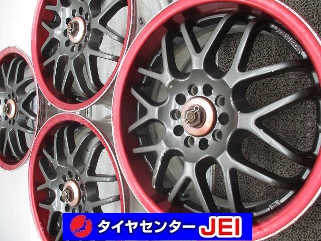 JDM 16 Racing Sparco 7J+51 100 Used aluminum wheels with nuts 4-Wheel Set se (No Tires)