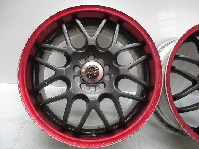 JDM 16 Racing Sparco 7J+51 100 Used aluminum wheels with nuts 4-Wheel Set se (No Tires) - 画像 (3)