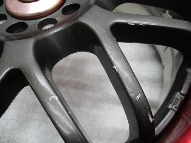 JDM 16 Racing Sparco 7J+51 100 Used aluminum wheels with nuts 4-Wheel Set se (No Tires) - 画像 (7)