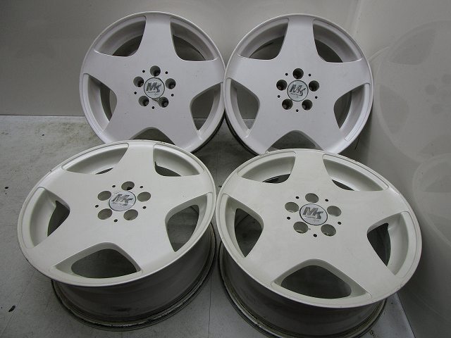 JDM 16manaleisports 7J+42 100 Rare Used Aluminum Wheels 4-Wheel Set A16 (No Tires) - 画像 (2)