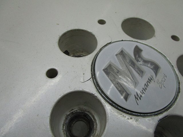 JDM 16manaleisports 7J+42 100 Rare Used Aluminum Wheels 4-Wheel Set A16 (No Tires) - 画像 (7)