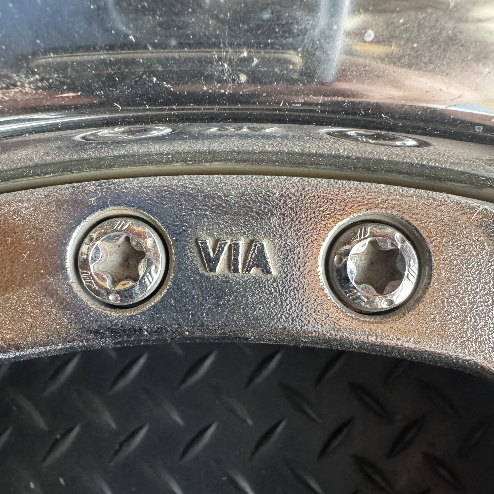 VIA marking on the outer barrel of a WORK VS-KF