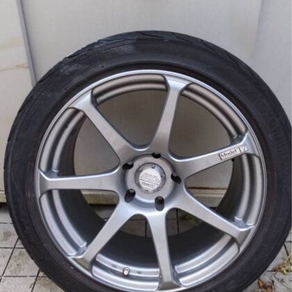 JDM AVS model T7 17x9J +22 (No Tires)